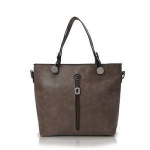 Brown leader shoulder bag